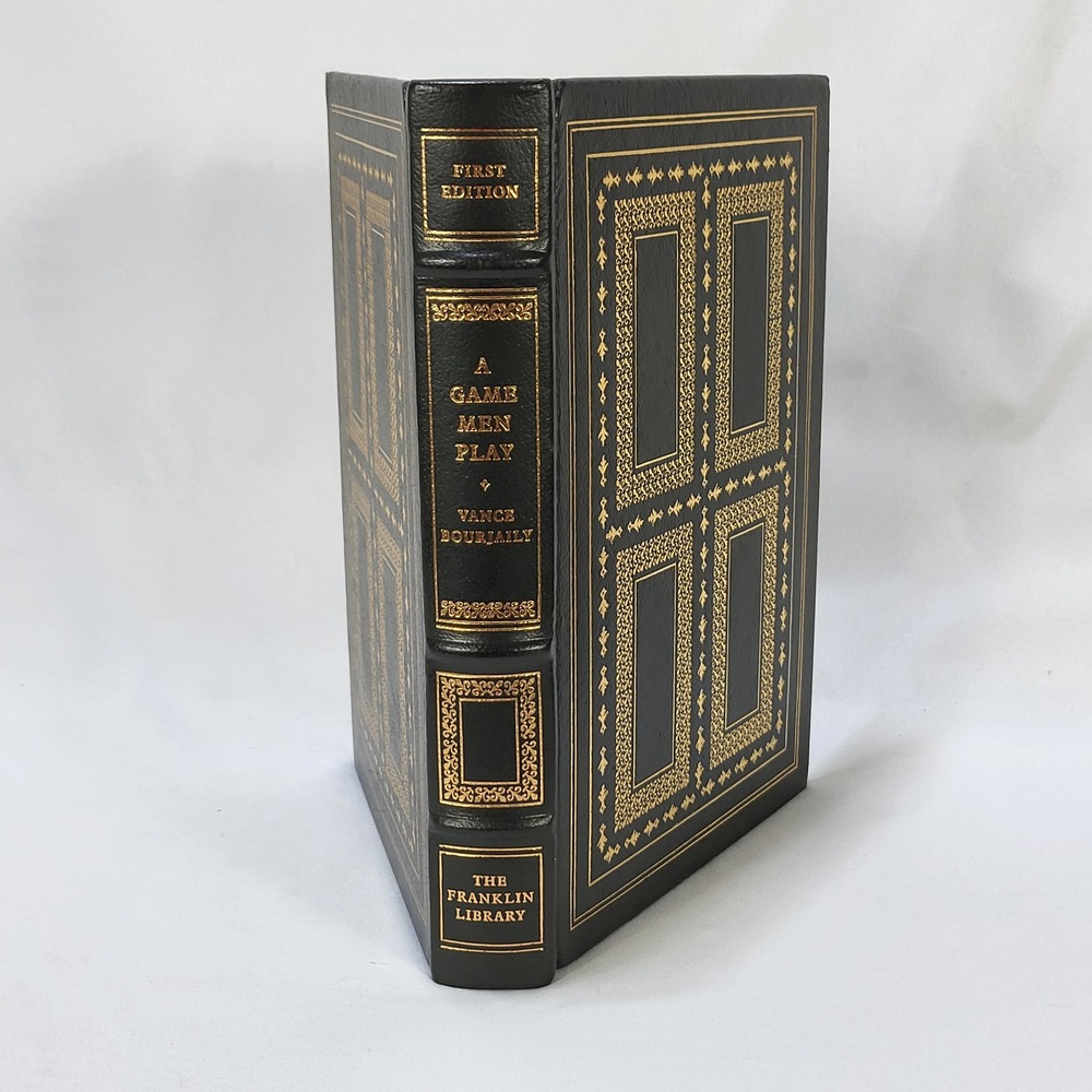 A Game Men Play Vance Bourjaily 1980 Franklin Library First Edition Leather
